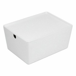 Stapelbare Organizer-Box Confortime mit Deckel 35 x 26 x 16 cm (6 Stück)