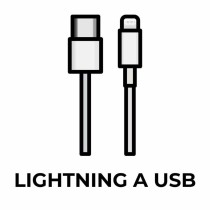 Câble USB vers Lightning Apple Blanc 1 m
