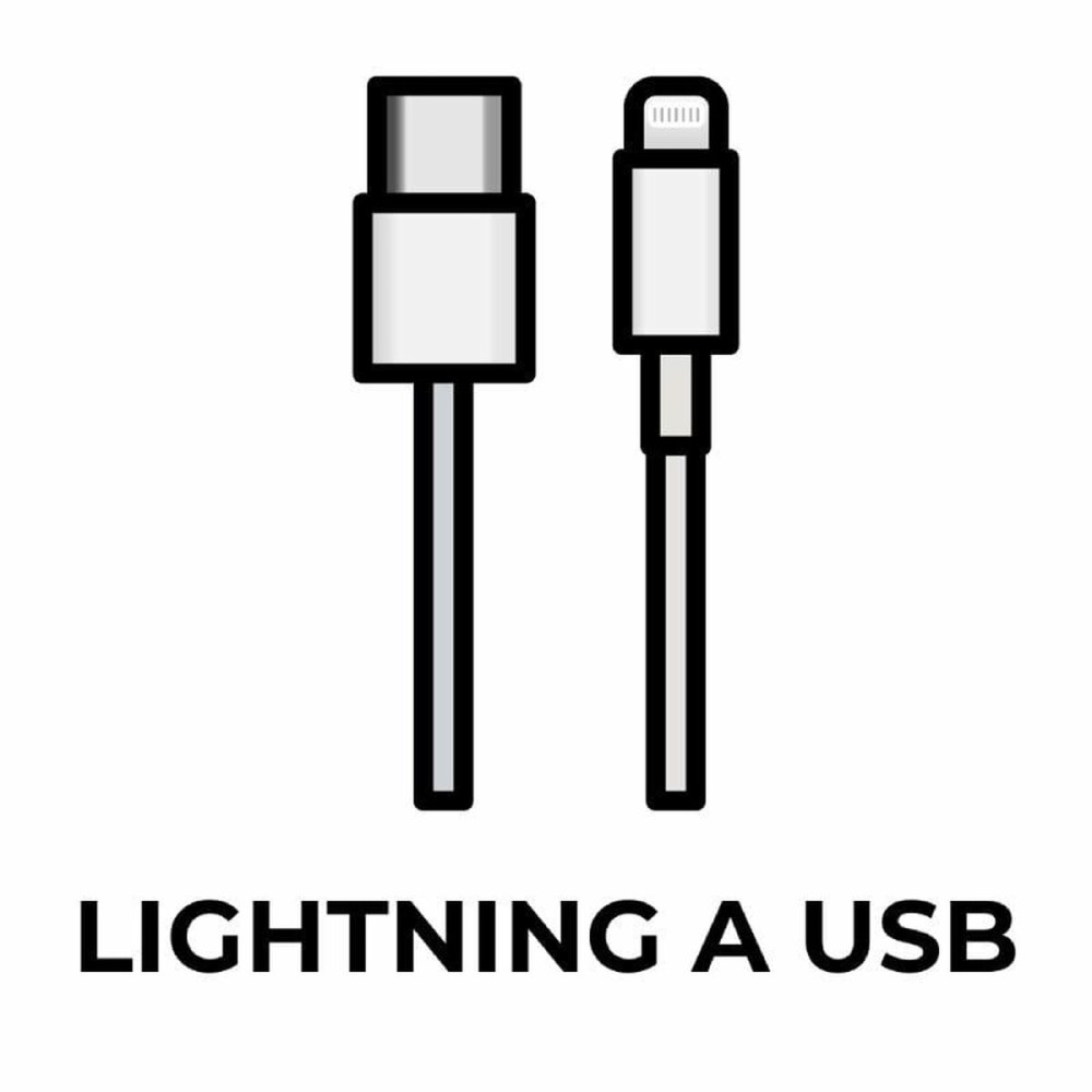 Câble USB vers Lightning Apple Blanc 1 m
