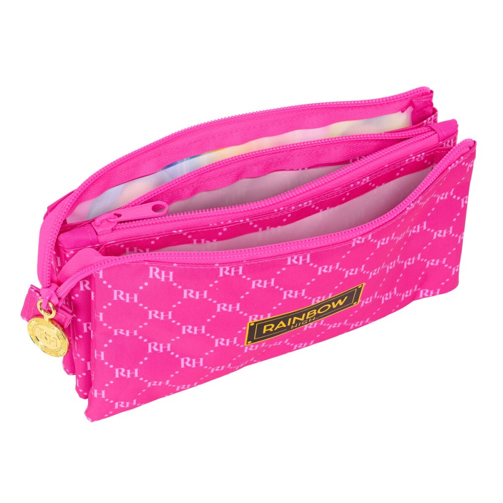 Trousse Fourre-Tout Triple Rainbow High Fuchsia (22 x 12 x 3 cm)