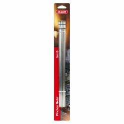 Grillspieß-Set Algon Metall 6 Stücke (24 Stück) (33 cm x 4 mm)