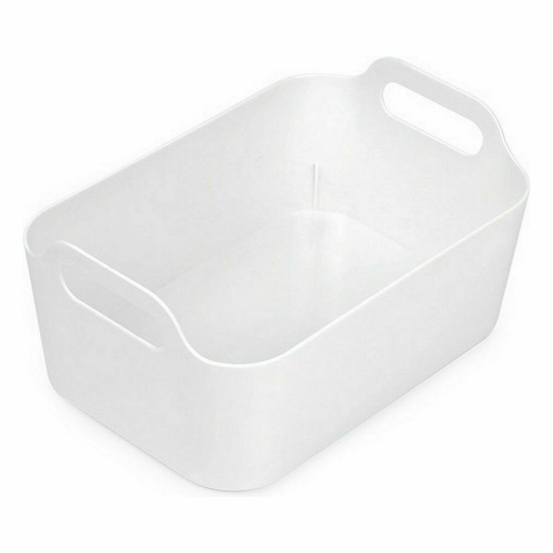 Multi-purpose basket Confortime White 24 x 16,7 x 11,2 cm (18 Units)