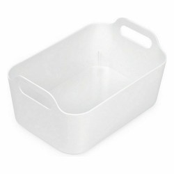 Panier Multi-usages Confortime Blanc 33 x 23,5 x 15,4 cm (12 Unités)