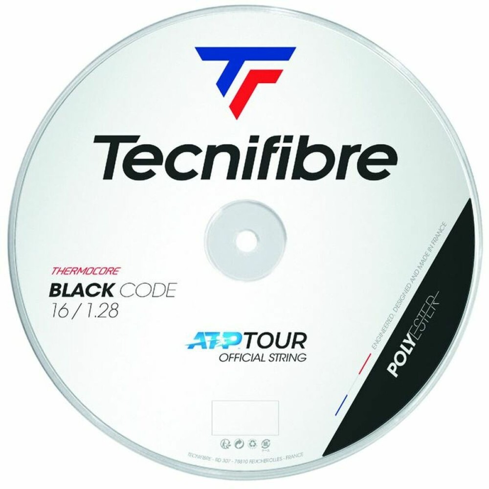 Cordes de raquettes Tecnifibre Code 1.28 Noir