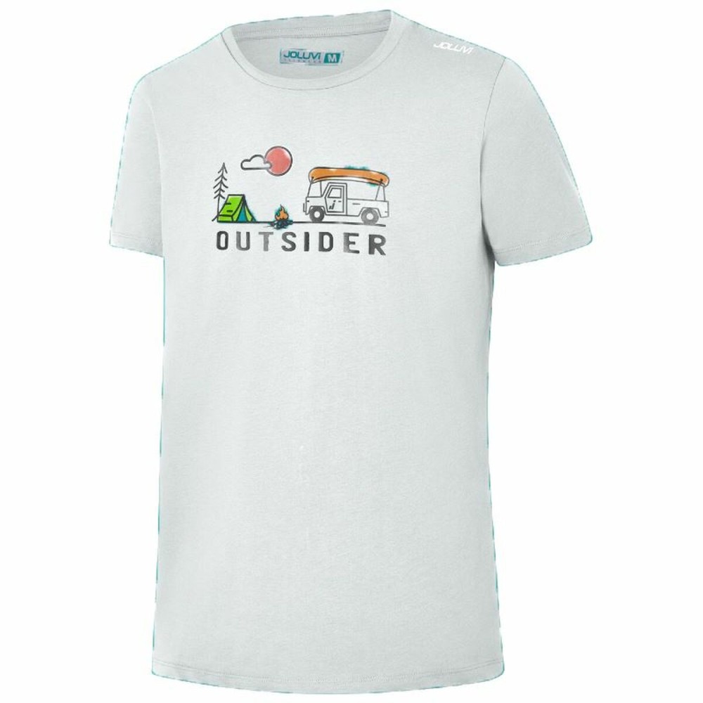 T-Shirt Joluvi Outsider Camp Weiß