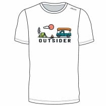 T-shirt Joluvi Outsider Camp White