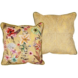 Coussin Romimex Jaune 45 x 45 x 12 cm