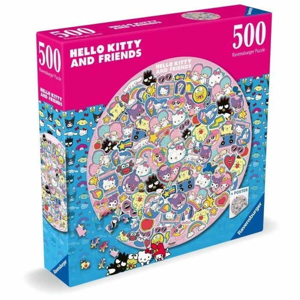 Puzzle Hello Kitty Hello Kity and friends 500 Pièces