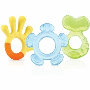 Anneau de dentition pour bébé Nûby (3 Pièces)