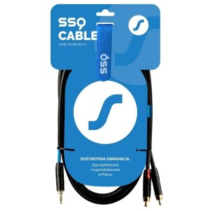 Kabel Audio auf 2 RCA Sound station quality (SSQ) MiJRCA1 1 m