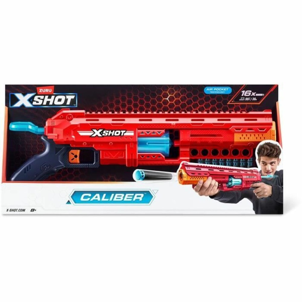 Pistolet à Fléchettes Zuru X-SHOT Caliber 23 x 50 x 7 cm