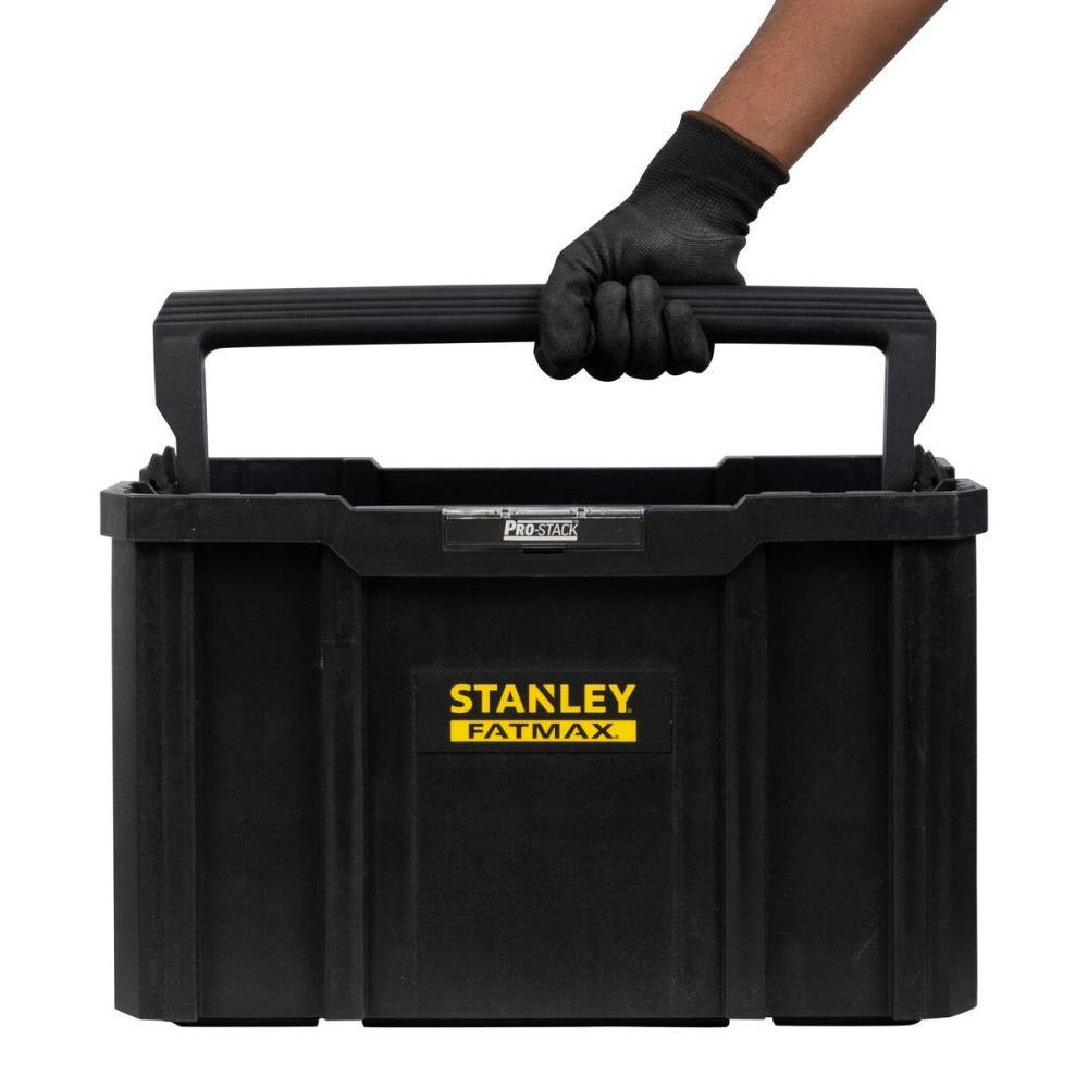 Boîte à outils Stanley Noir polypropylène Plastique
