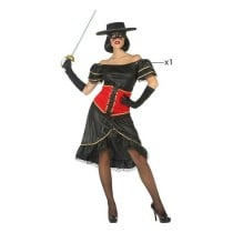 Costume for Adults Black Superhero (1 Unit)