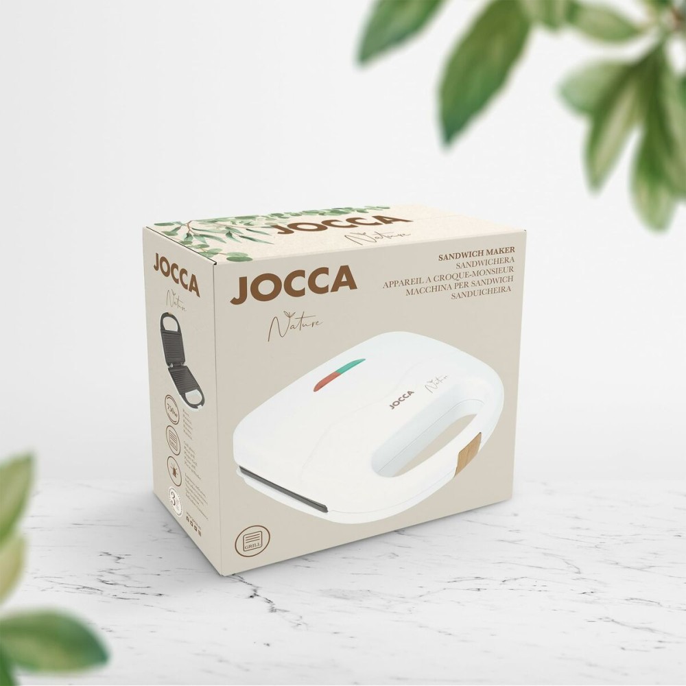 Appareil à Sandwich Gril JOCCA Naturaleza Blanc