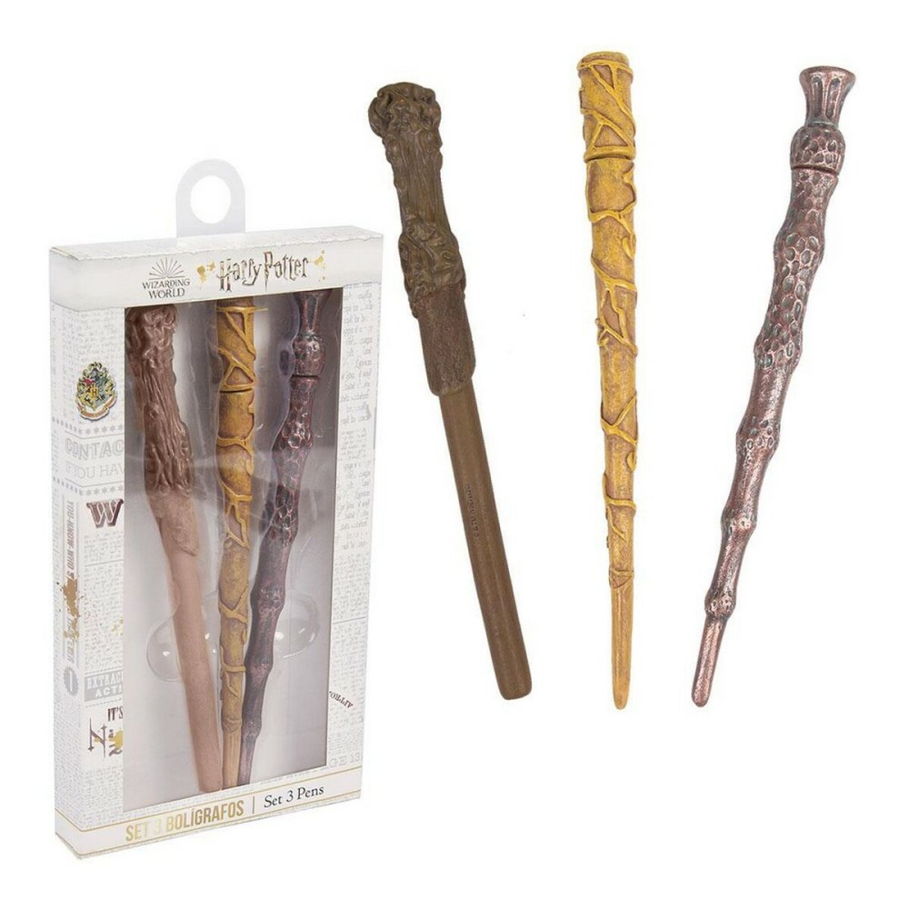 Set of Biros Harry Potter Brown (3 pcs)