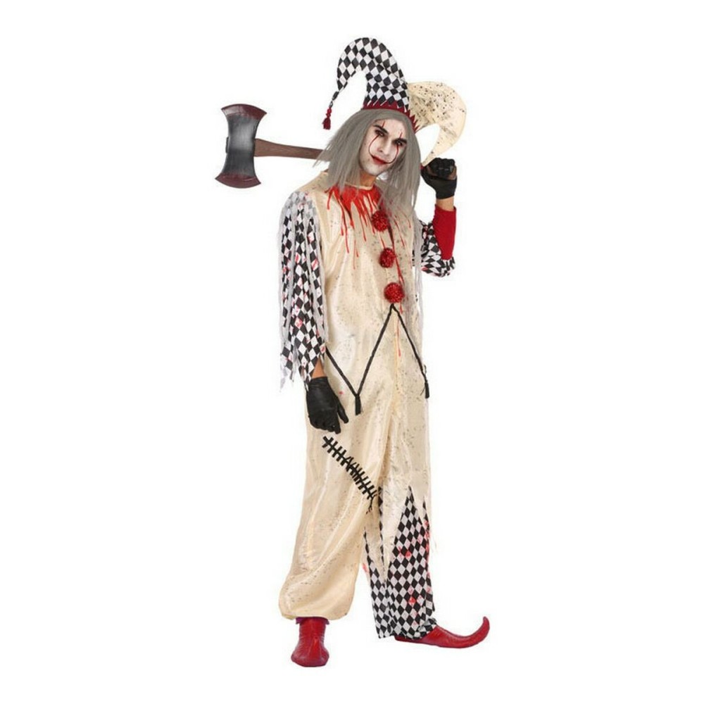 Costume for Adults Multicolour Bloody Harlequin Male Assassin (2 Pieces) (2 pcs)