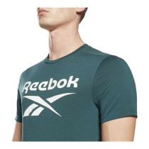 Herren Kurzarm-T-Shirt Reebok Workout Ready Supremium Türkis