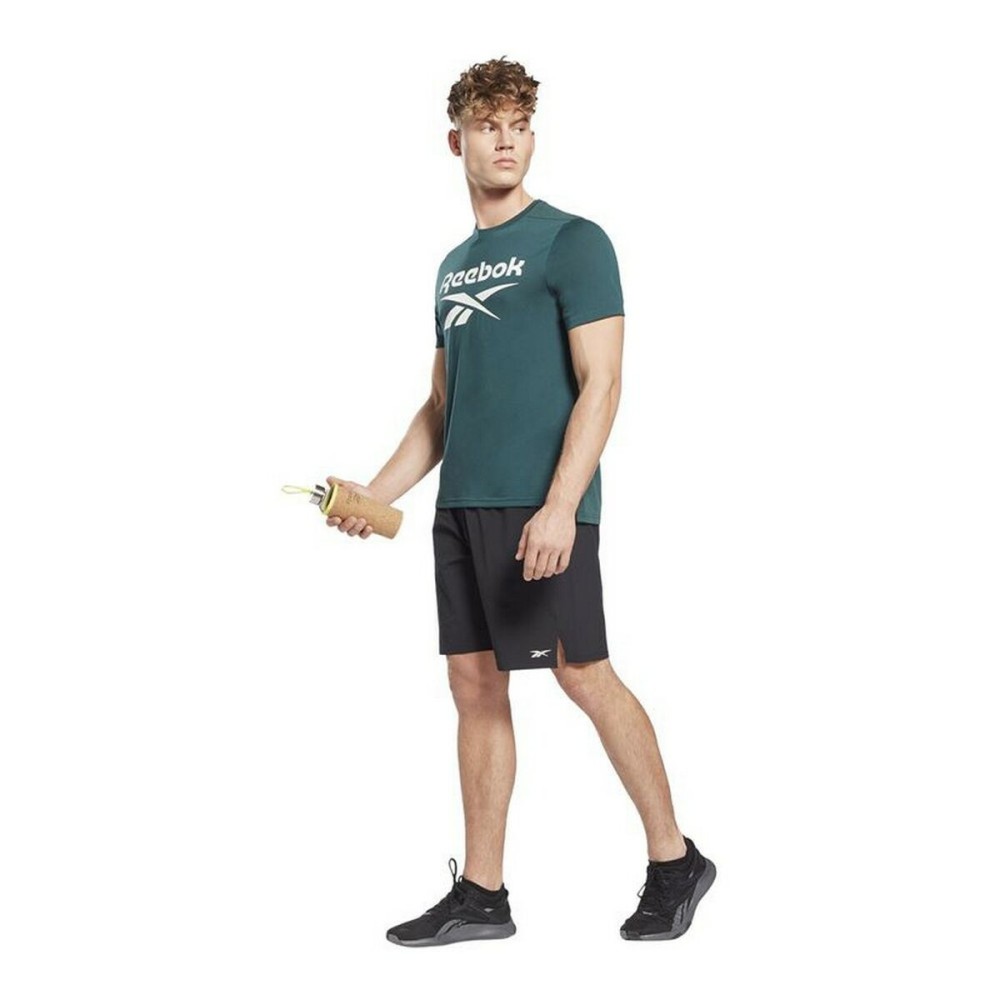 Herren Kurzarm-T-Shirt Reebok Workout Ready Supremium Türkis