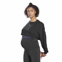 Langarm Damen T-Shirt Reebok Studio Maternity Restorative Schwarz