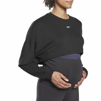 Women's long sleeve T-shirt Reebok Studio Maternity Restorative Black