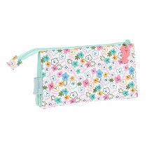 Trousse Fourre-Tout Triple Peppa Pig Cosy corner Bleu clair (22 x 12 x 3 cm)