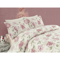 Parure de couette Crème Lit king size 3 Pièces