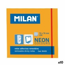 Sticky Notes Milan Orange 76 x 76 mm (10 Units)