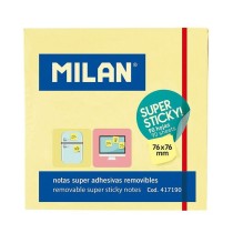 Notes Adhésives Milan Jaune 76 x 76 mm (10 Unités)