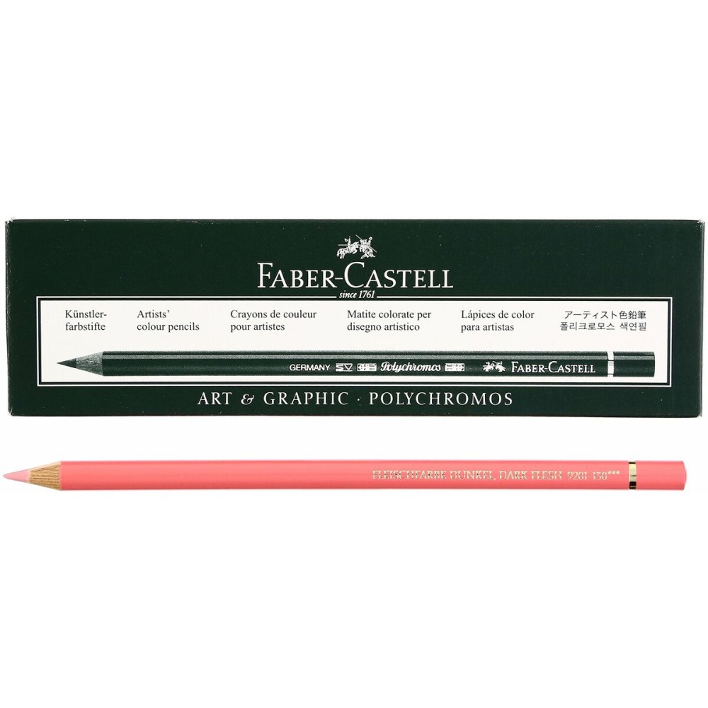 Colouring pencils Faber-Castell Polychromos Salmon 6 Pieces