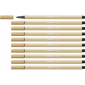 Feutres Stabilo Pen 68 Ocre (10 Pièces)