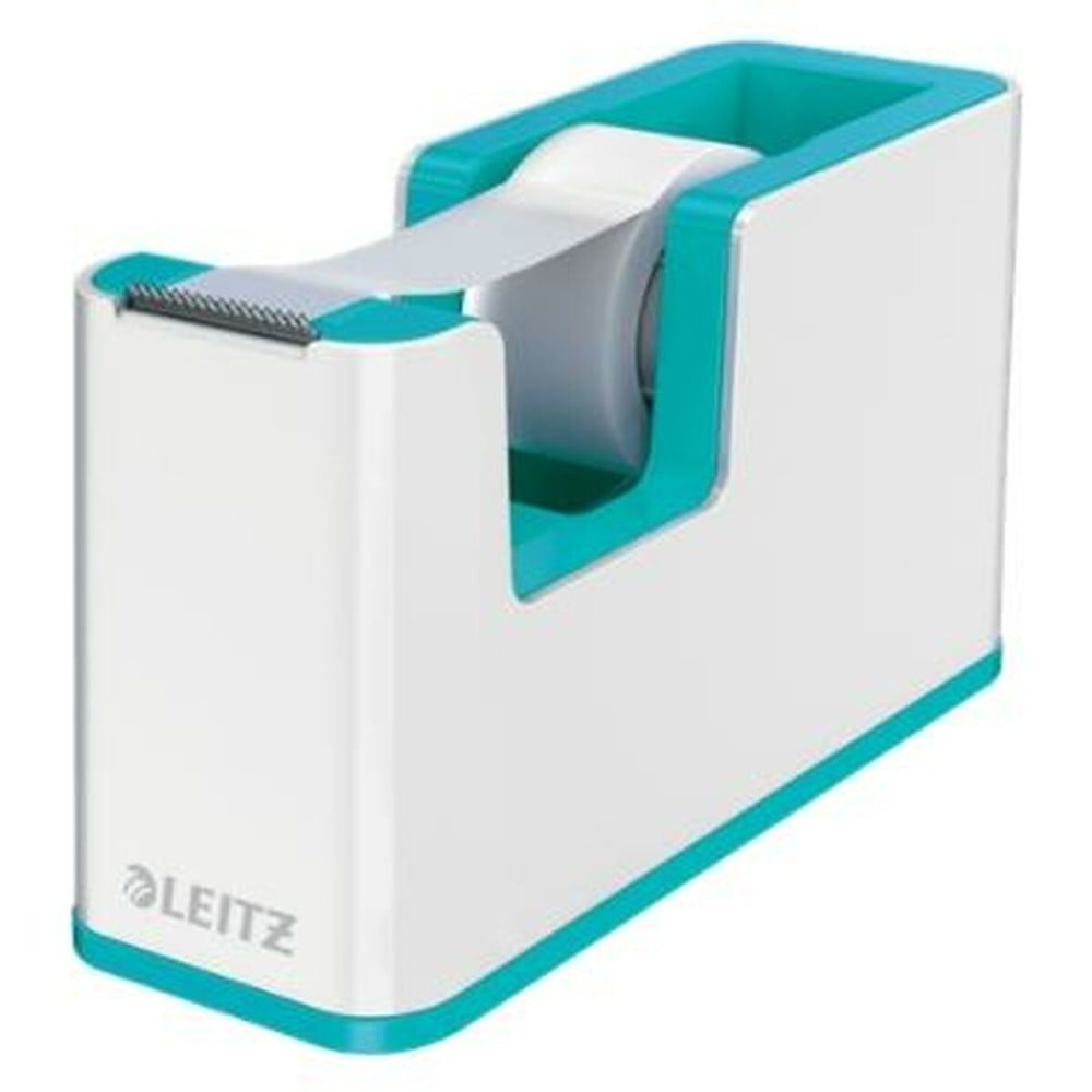 Dévidoir Leitz Wow Dual Blanc Turquoise 5,1 x 7,6 x 12, 6 cm