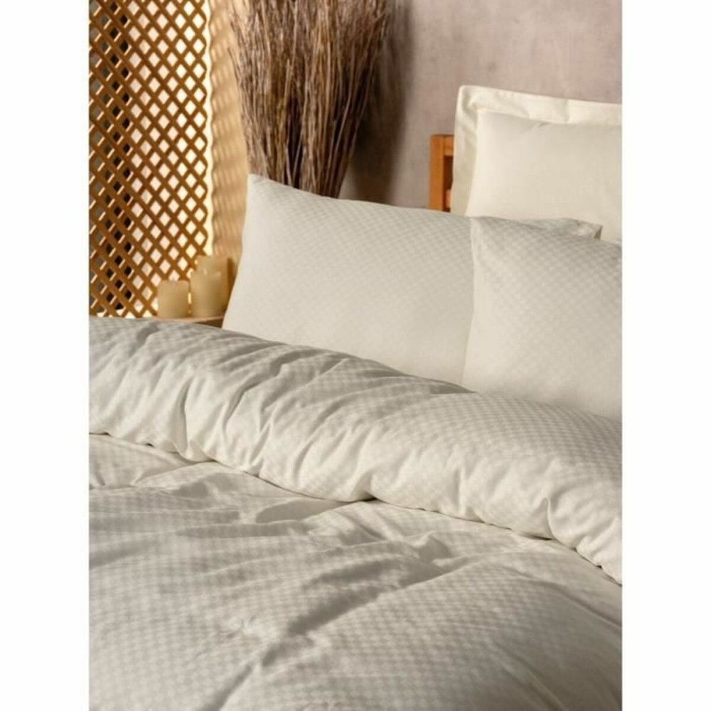 Parure de couette Blanc 220 x 240 cm