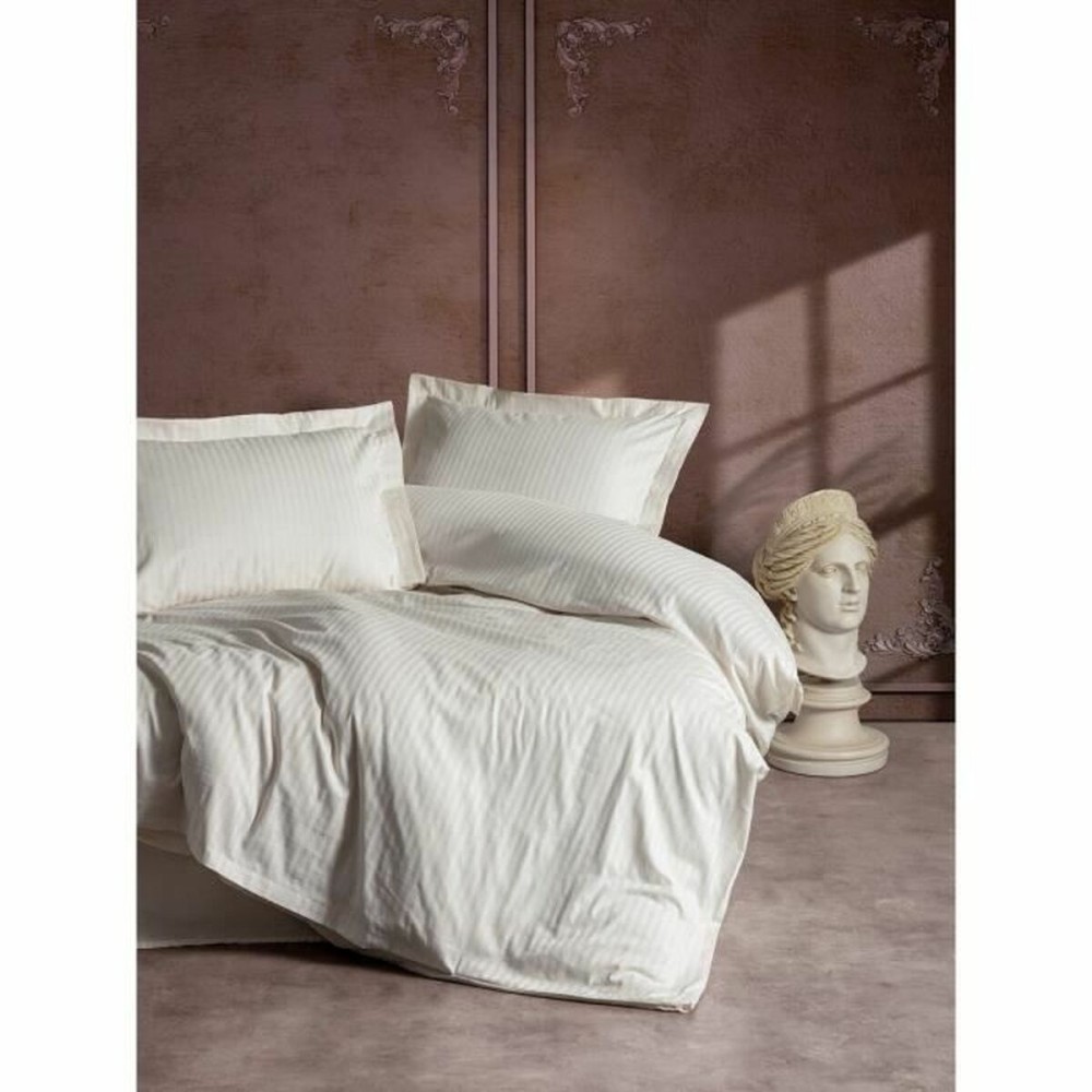 Parure de couette Blanc 220 x 240 cm