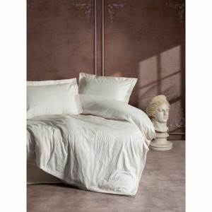 Parure de couette Blanc 220 x 240 cm
