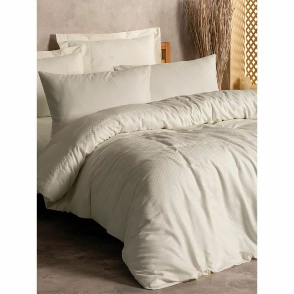 Parure de couette Blanc 220 x 240 cm
