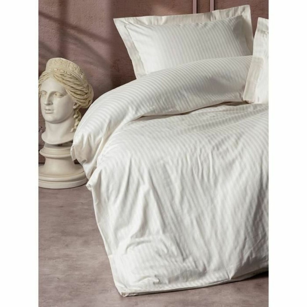 Parure de couette Blanc 220 x 240 cm