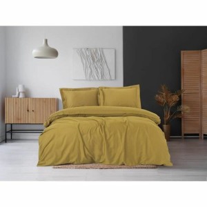 Bettbezug-Set Khaki 220 x 240 cm