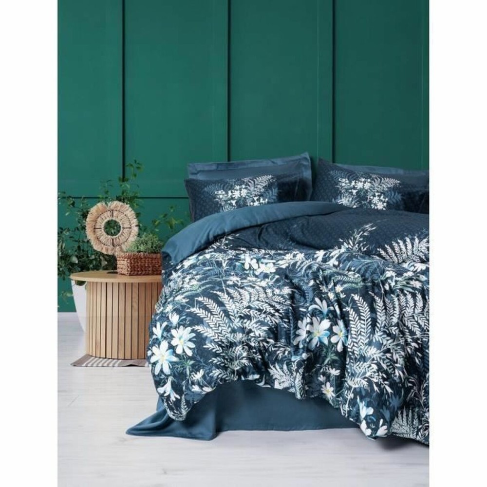 Parure de couette Bleu 220 x 240 cm