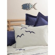 Parure de couette Bleu Blanc 220 x 240 cm