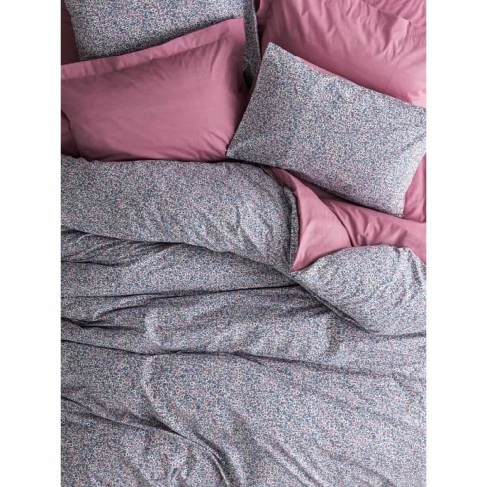 Bettbezug-Set Lila Rosa 220 x 240 cm