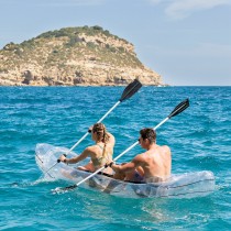 Inflatable Transparent Kayak with Accessories Paros InnovaGoods 312 cm 2 places (Refurbished A)