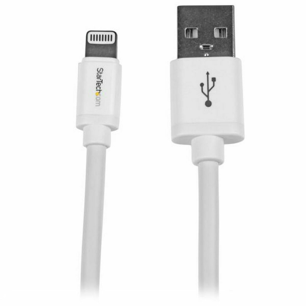 Câble USB vers Lightning Startech USBLT2MW 2 m Blanc