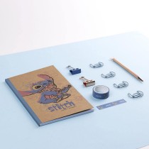 Stationery Set Stitch 10 Pieces Blue