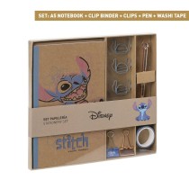 Stationery Set Stitch 10 Pieces Blue