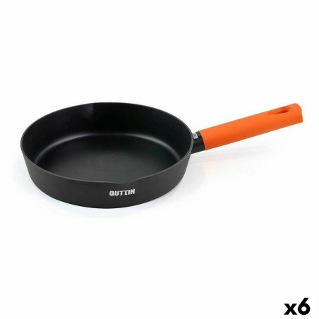 Pfanne Quttin Gastro Schwarz Orange 43 x 25 x 5 cm (6 Stück)