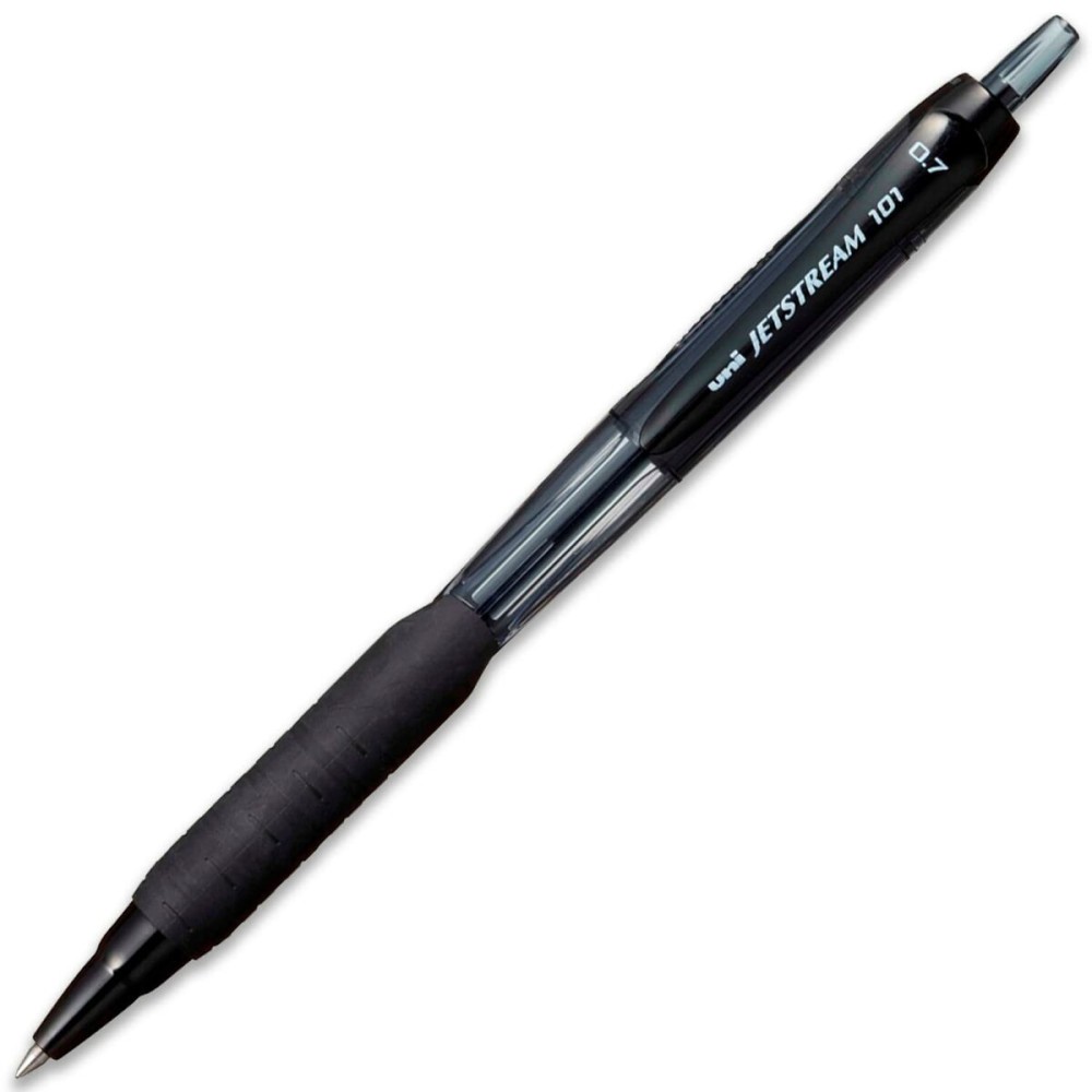 Flüssigtintenstift Uni-Ball Jetstream SXN-101 0,7 mm Schwarz (12 Stück)