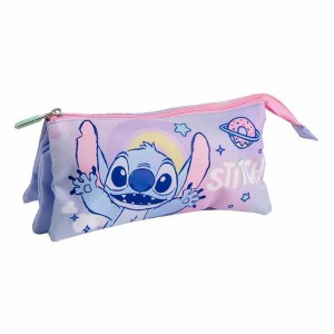 Fourre-tout Stitch Lila 2,2 x 1,1 x 22,5 cm