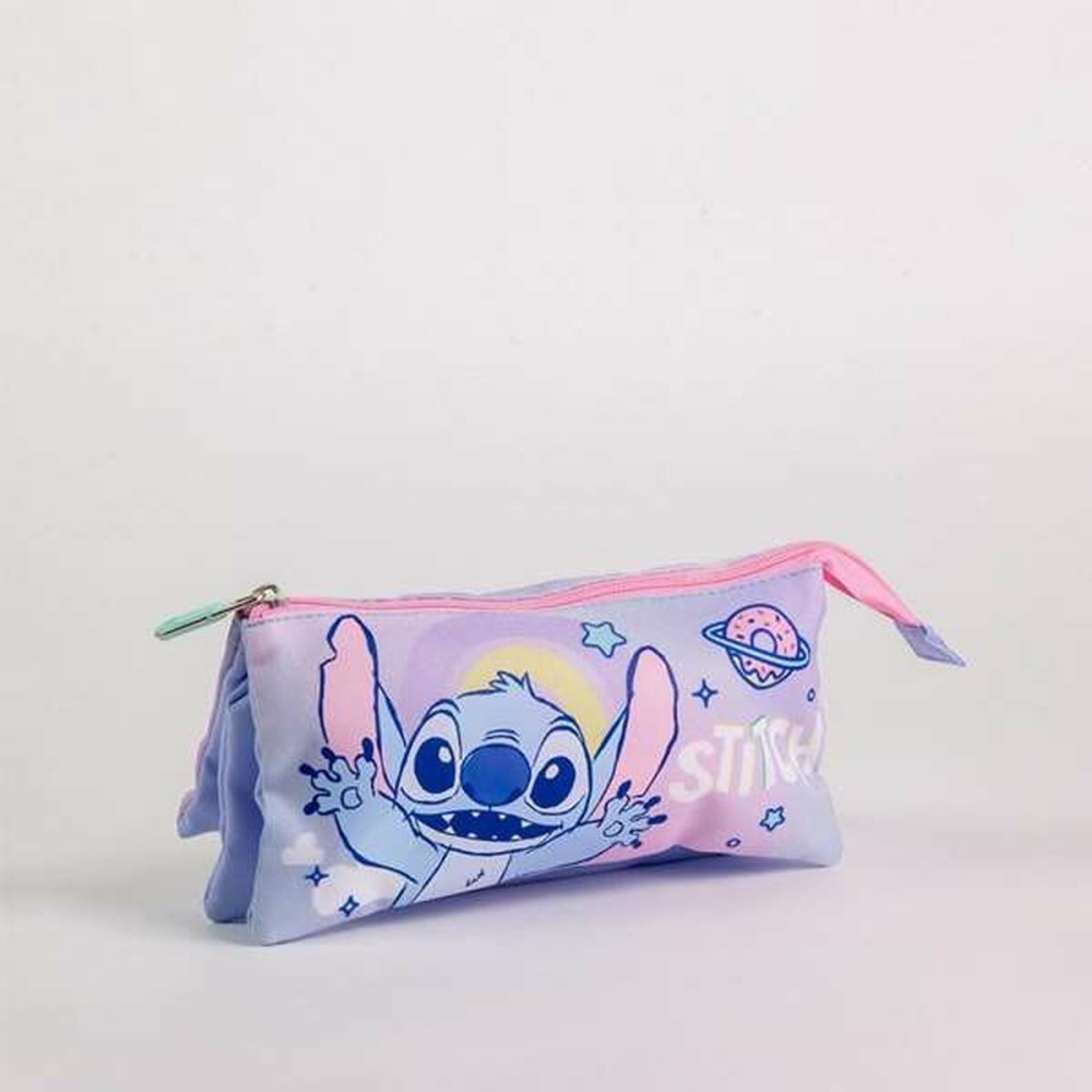 Fourre-tout Stitch Lila 2,2 x 1,1 x 22,5 cm