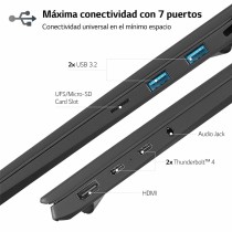 Ordinateur Portable LG 17Z90R-E.AD75B 17" i7-1360P 32 GB RAM 512 GB SSD NVIDIA GeForce RTX 3050 Espagnol Qwerty