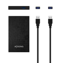 Boîtier pour disque dur Aisens ASE-2523B Noir 2,5"